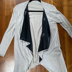 Zara Cardigan with Leather
